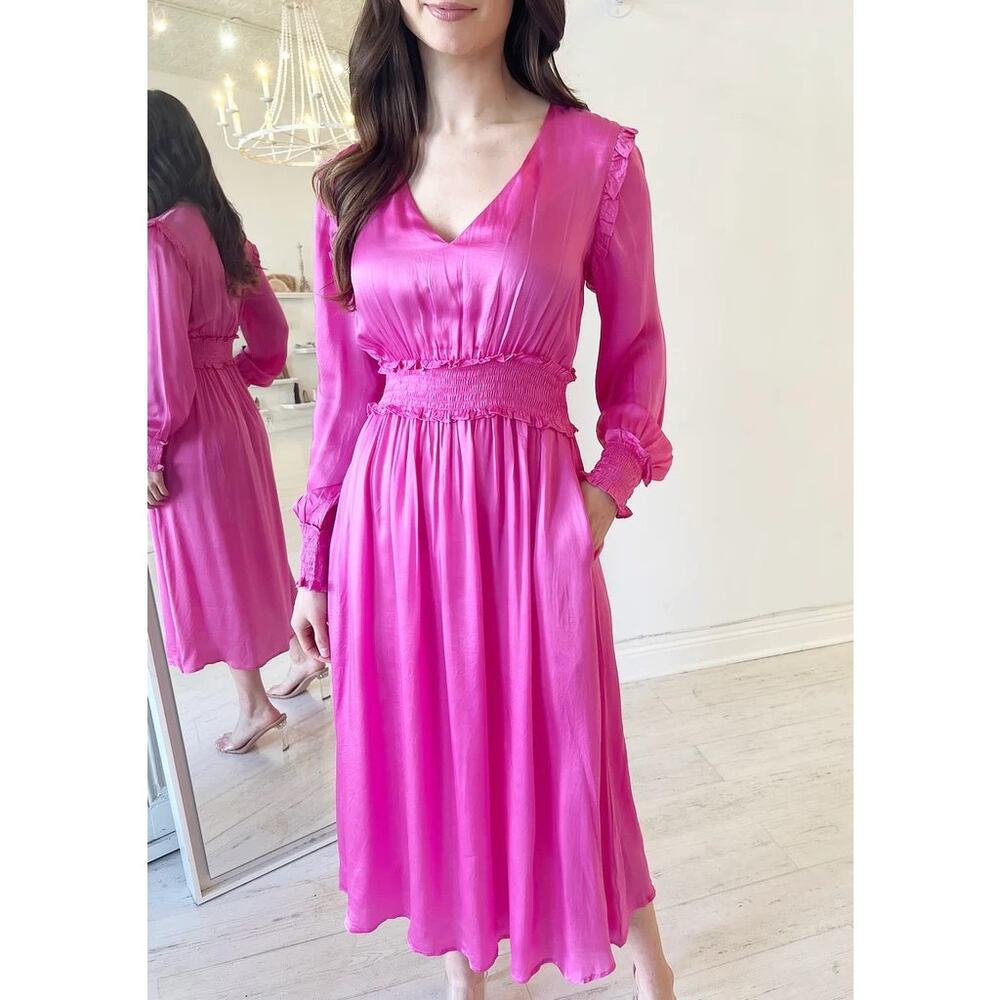 Olivia James the Label Pink Hallie Dress - Size M